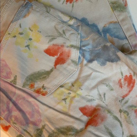 Ralph Lauren Multicolor Floral Women's Straight Leg Jeans size 6 petite - Picture 4 of 10